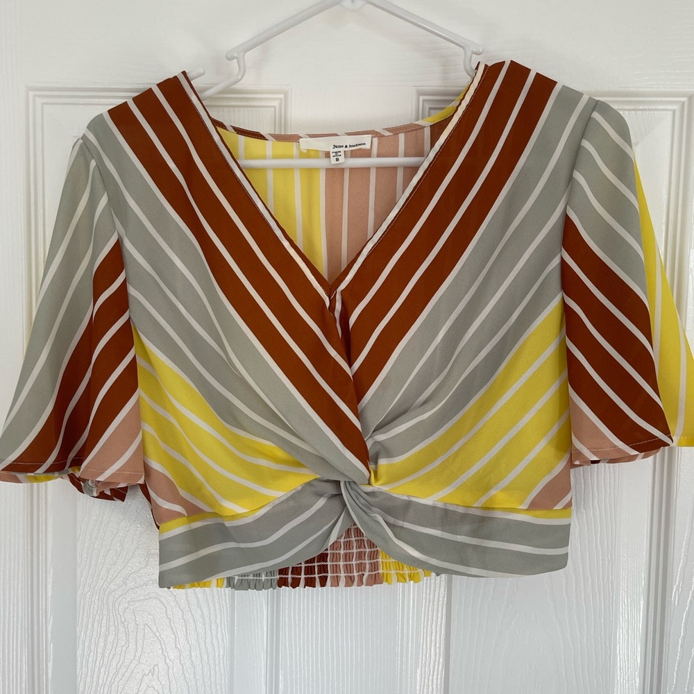 Stripe crop top